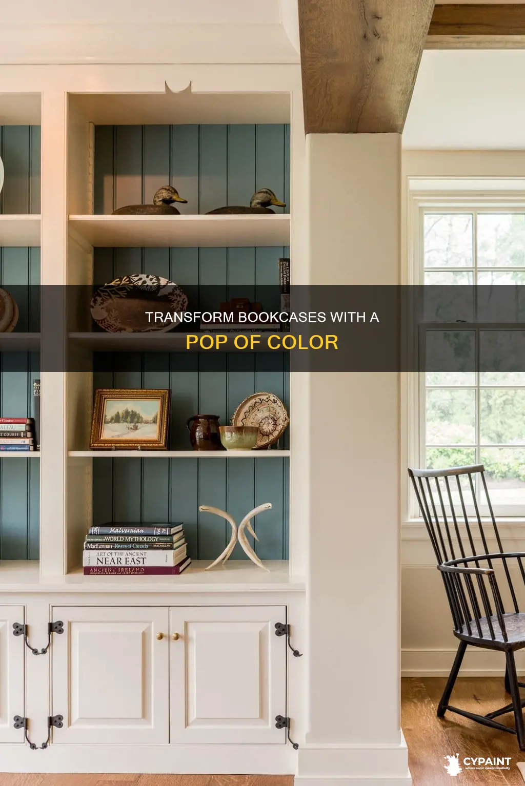 can you paint the back board of book cases