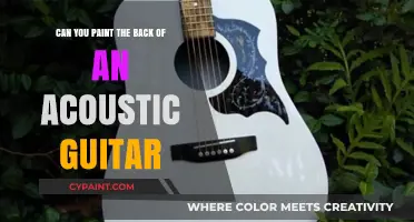 Acoustic Guitar Makeover: Painting the Back