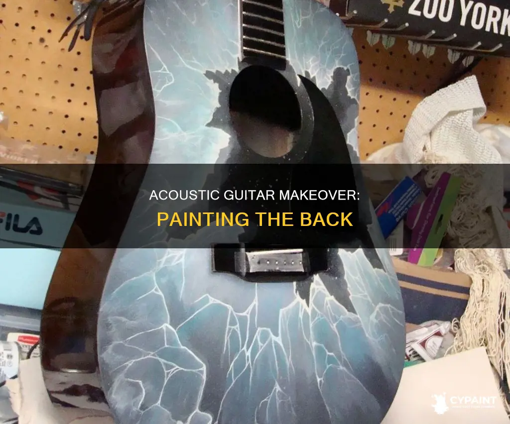 can you paint the back of an acoustic guitar