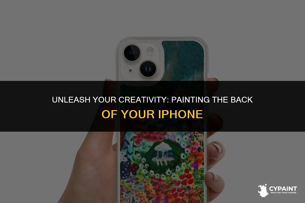 can you paint the back of an iphone