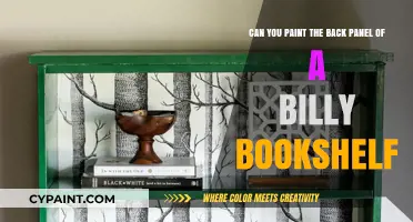 Painting the Back Panel of a Billy Bookshelf: A Creative DIY Guide
