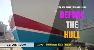 Boat Stripes: Paint Before Hull?