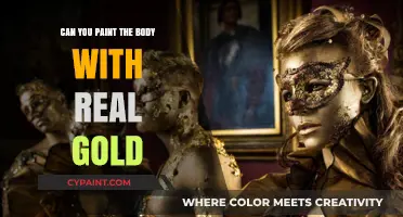 Unlocking Luxury: The Art of Body Painting with Real Gold