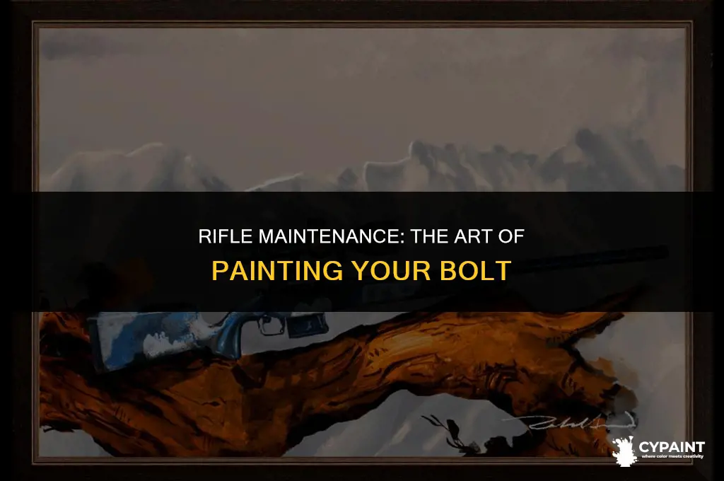 can you paint the bolt on a rifle