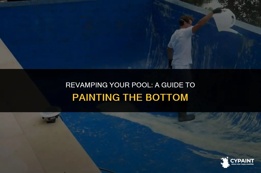 can you paint the bottom of a pool