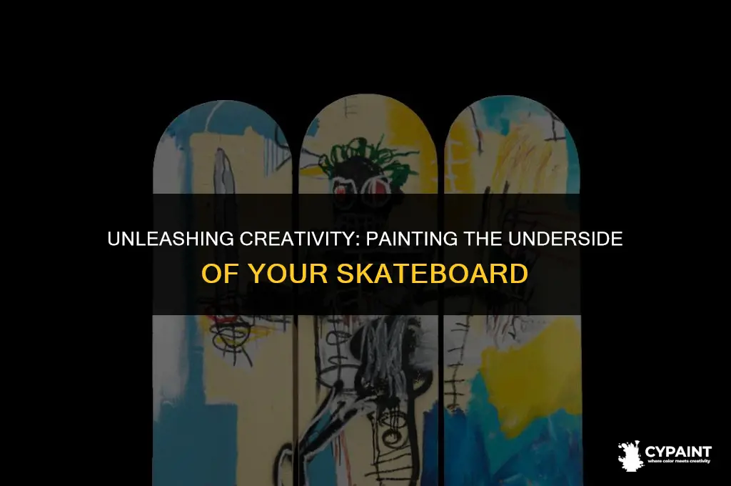 can you paint the bottom of a skateboard