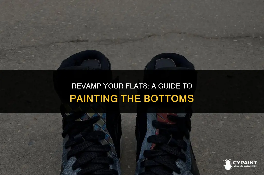 can you paint the bottom of flat shoes