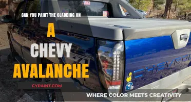 How to Paint Your Chevy Avalanche's Cladding