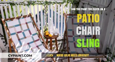 Revamp Your Patio Chair Sling: Painting Cloth for a Fresh Look