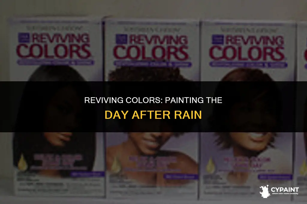 can you paint the day after it rains