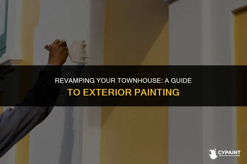 can you paint the exterior of a townhouse