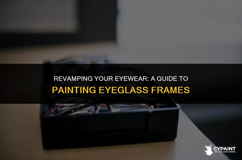 can you paint the frames of eye glassess