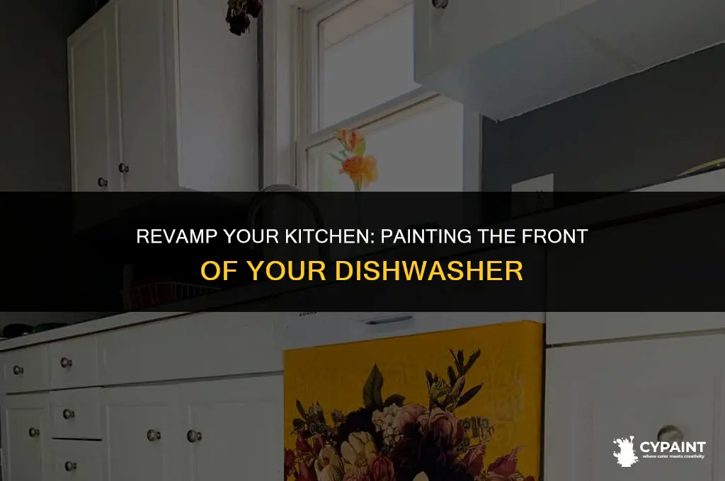 can you paint the front of a dishwasher