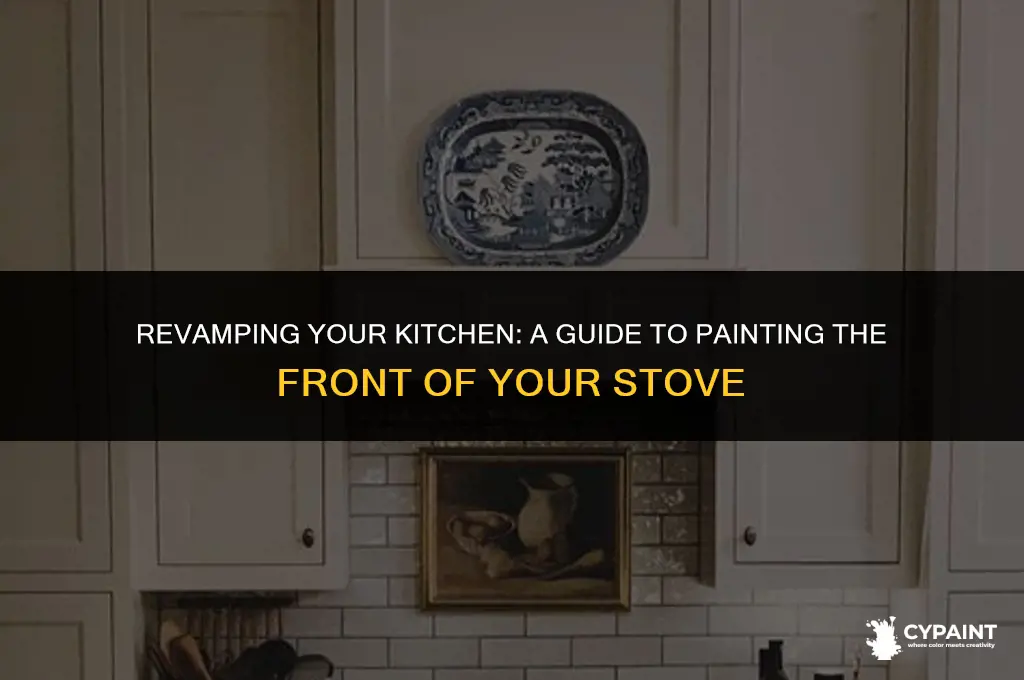 can you paint the front of a stove