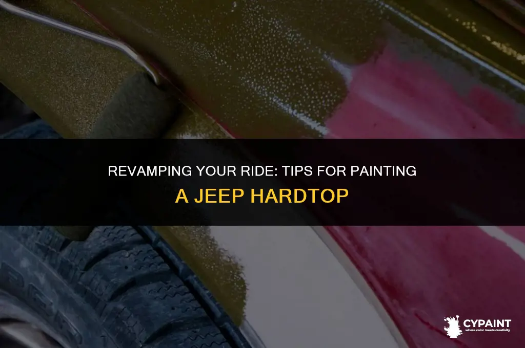 can you paint the hardtop of a jeep