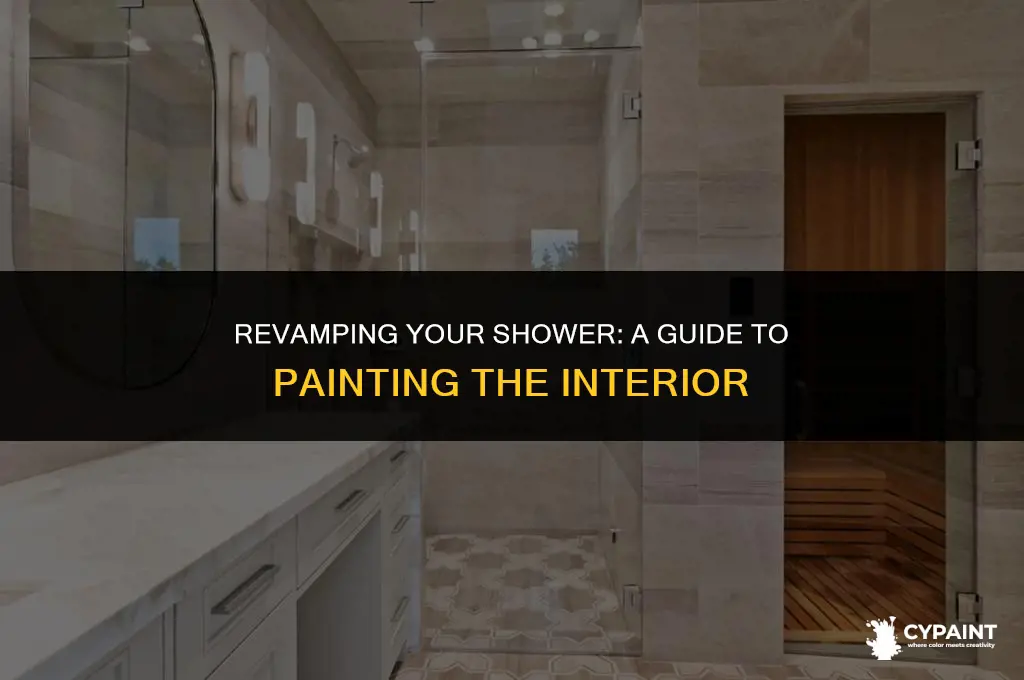 can you paint the inside a shower stall
