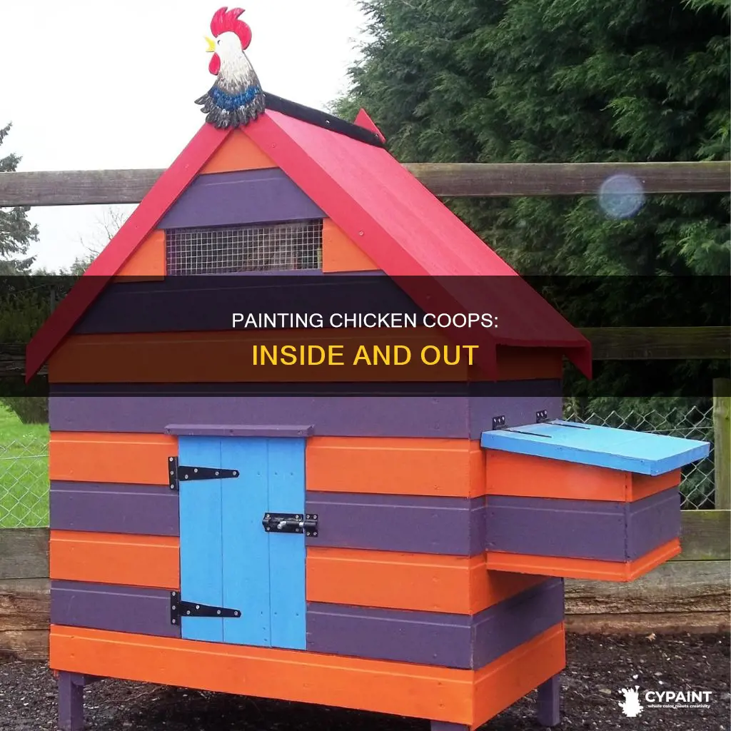 can you paint the inside of a chicken coop