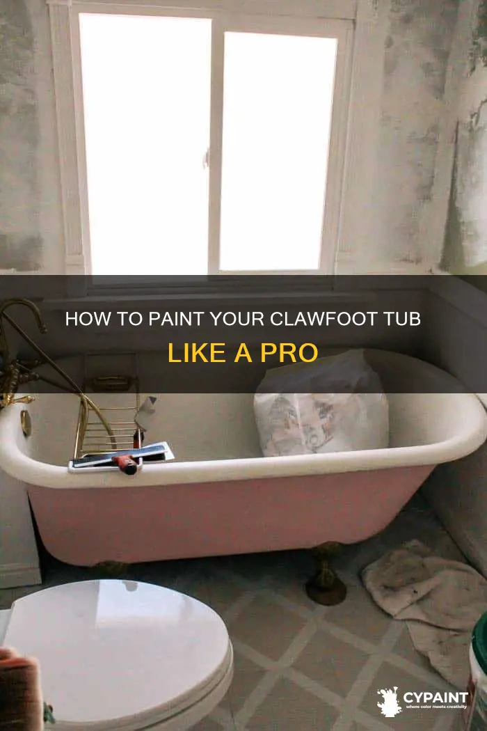 can you paint the inside of a clawfoot tub