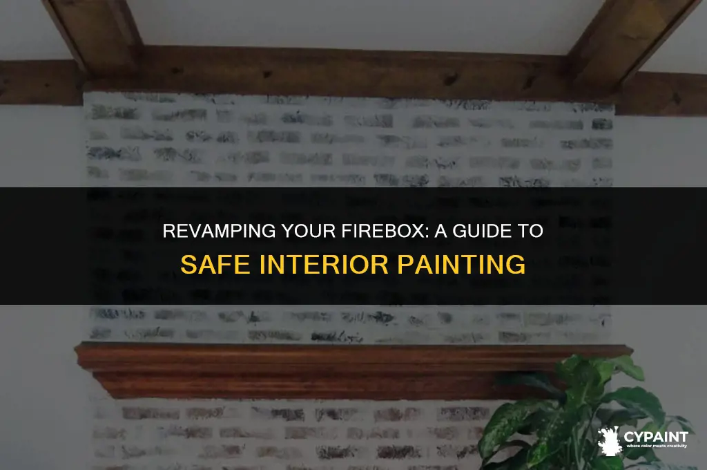 can you paint the inside of a firebox