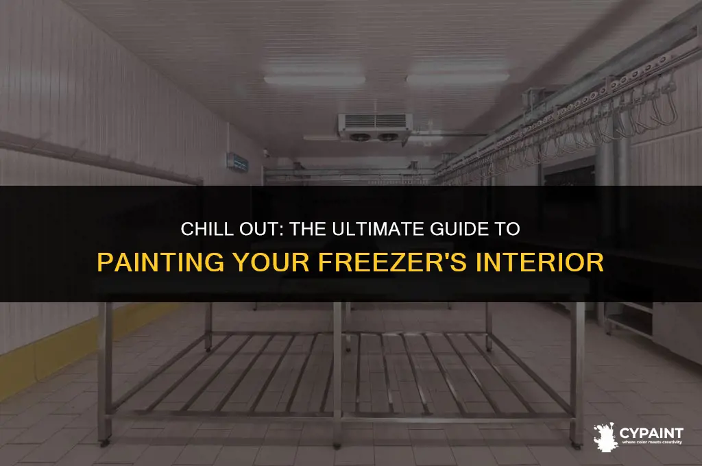 can you paint the inside of a freezer