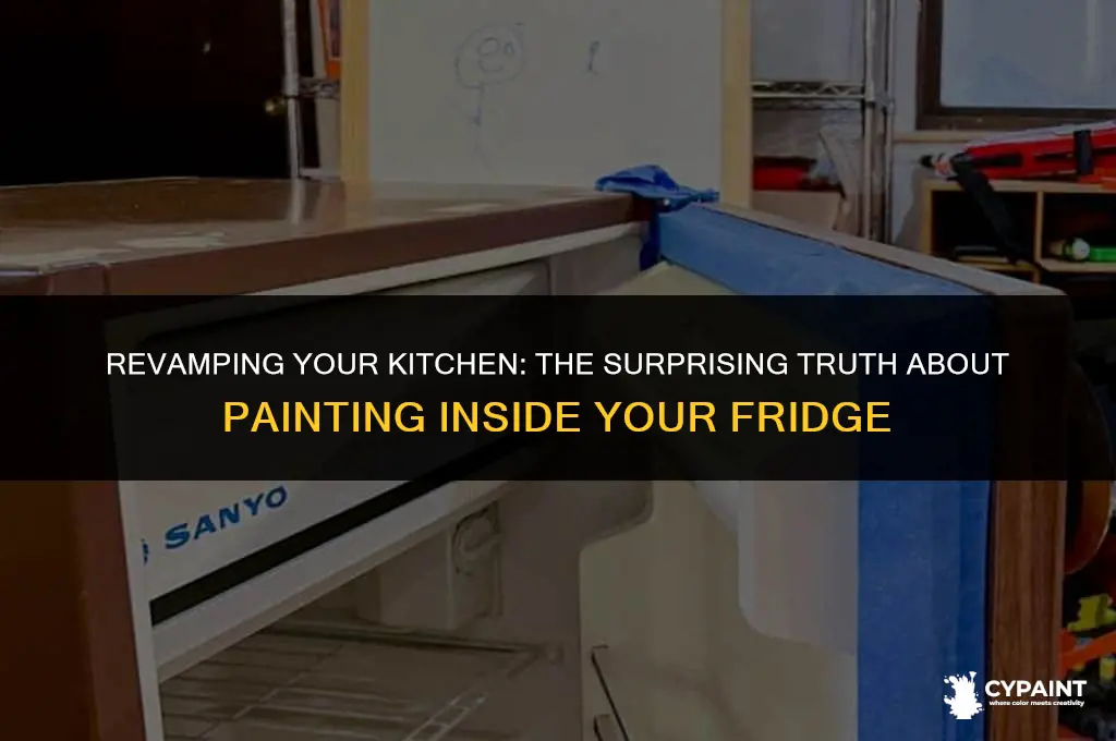 can you paint the inside of a fridge