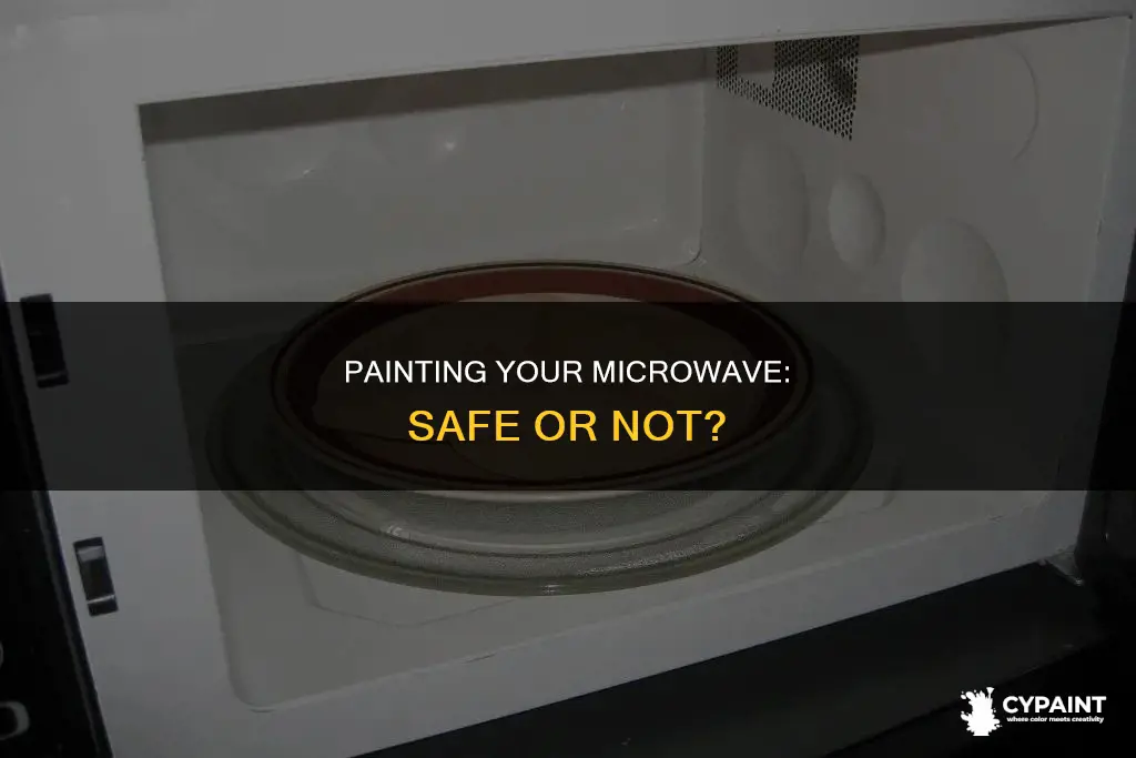 can you paint the inside of a microwave oven