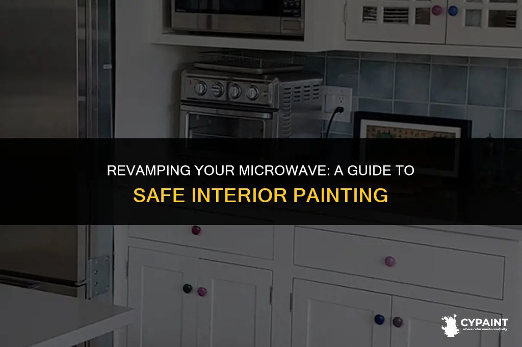 can you paint the inside of a microwave