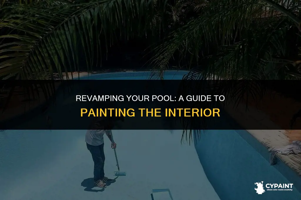 can you paint the inside of a pool