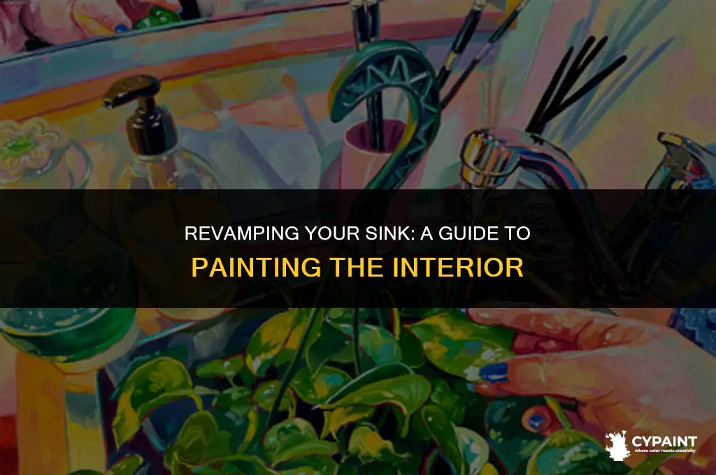 can you paint the inside of a sink