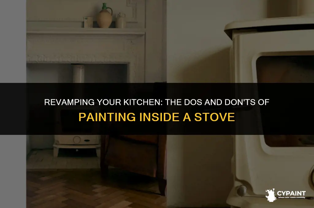can you paint the inside of a stove