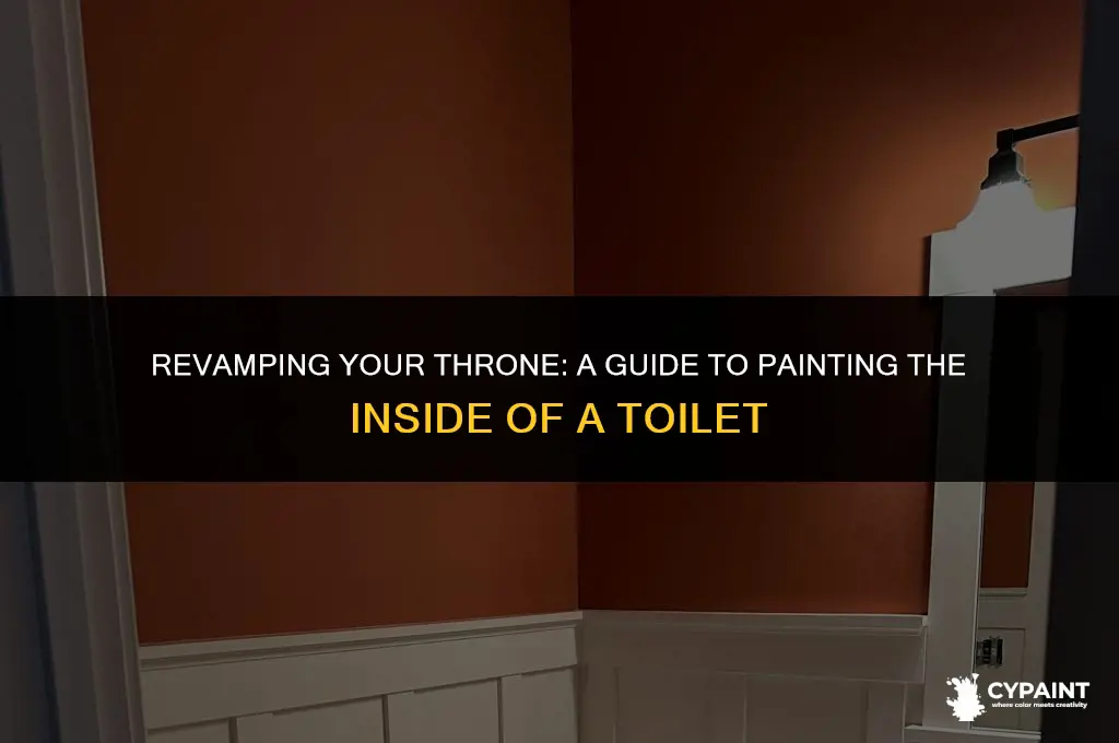 can you paint the inside of a toilet