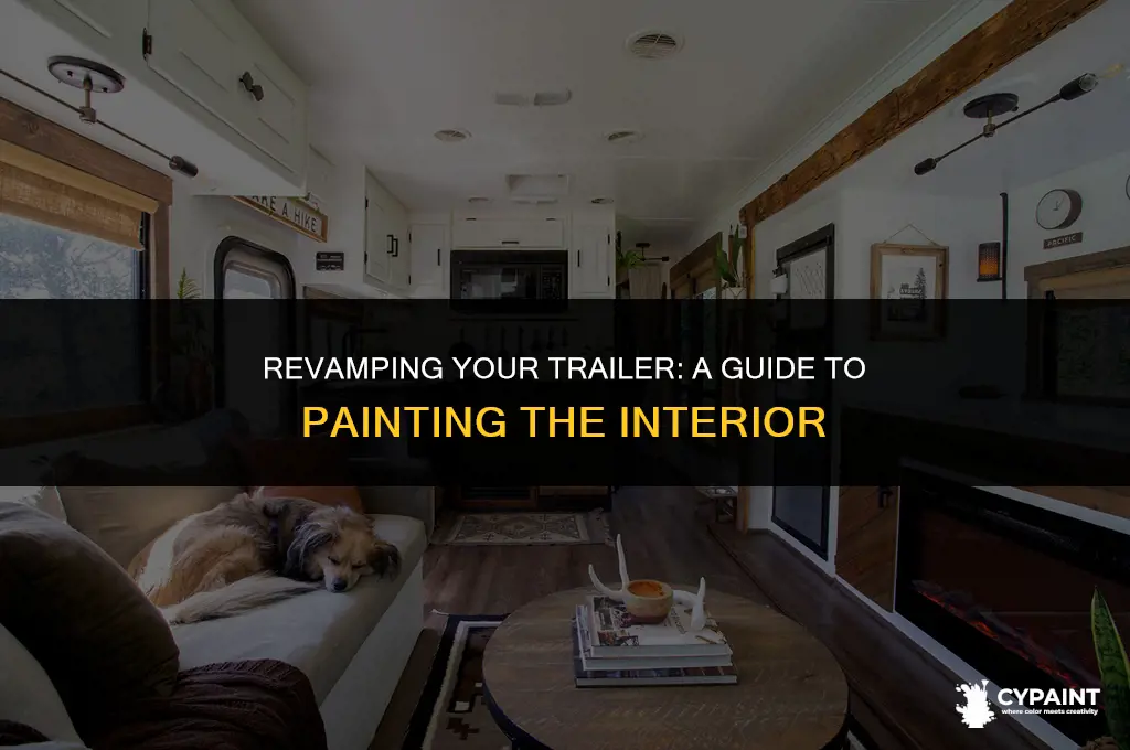 can you paint the inside of a trailer