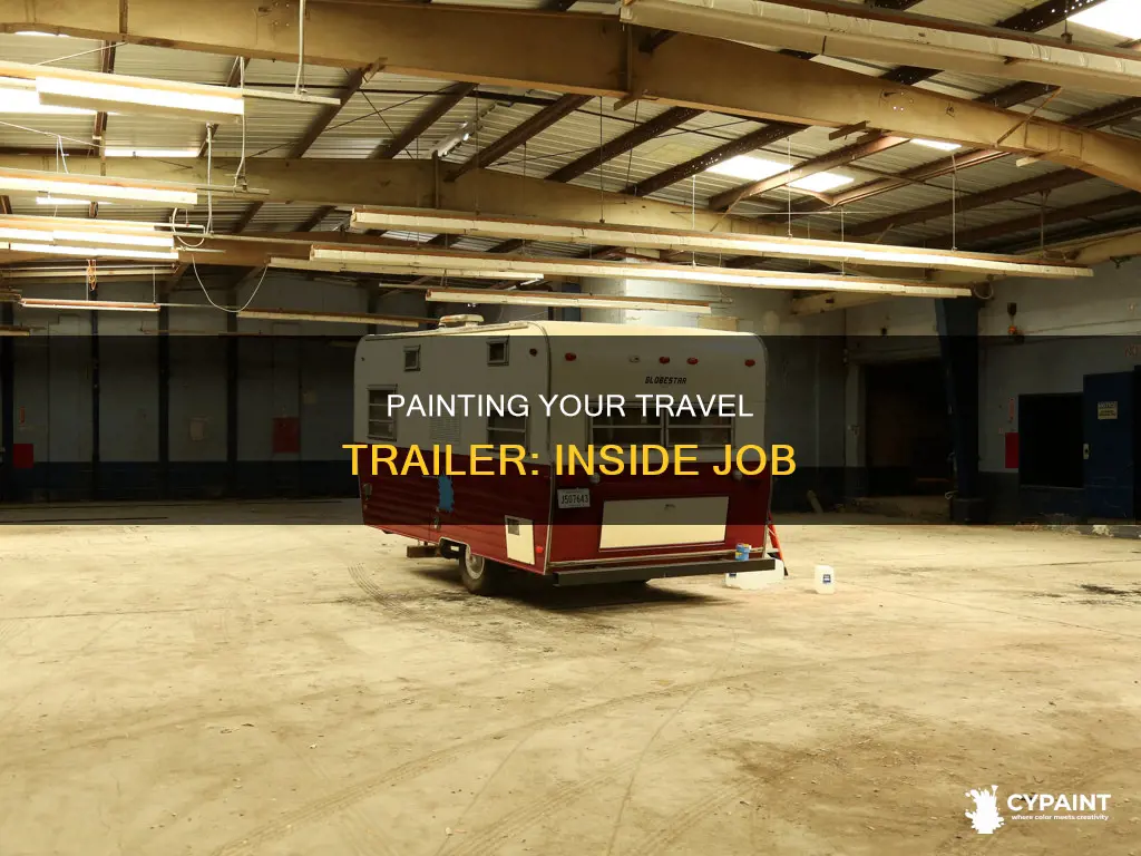can you paint the inside of a travel trailer