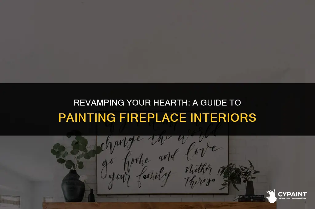 can you paint the inside of fire place