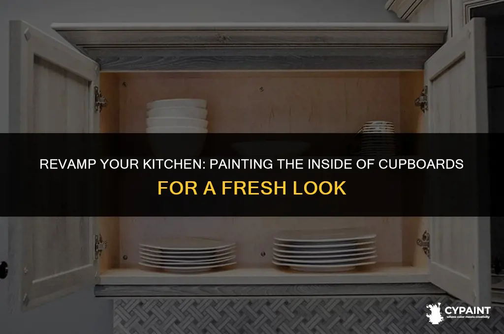 can you paint the inside of kitchen cupboards