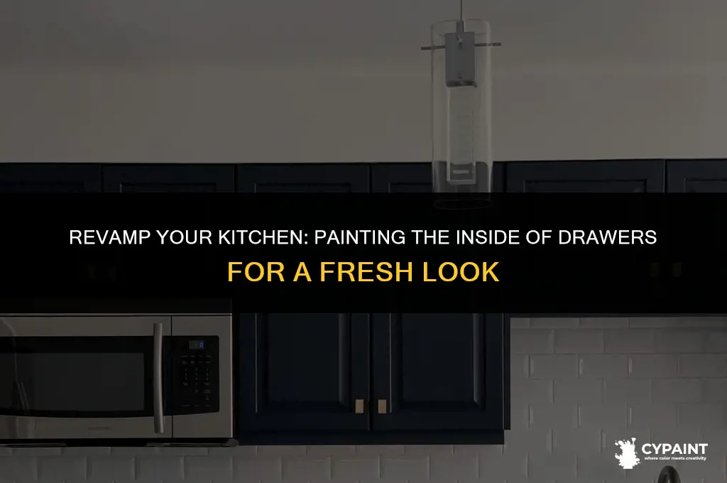 can you paint the inside of kitchen drawers