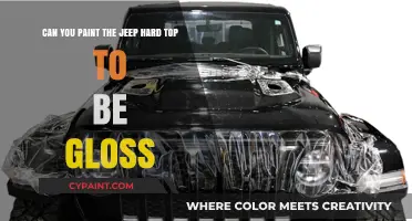 Glossy Upgrade: Painting Your Jeep Hard Top for a Shiny Finish