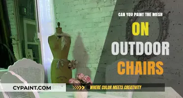 Revamping Outdoor Spaces: Painting Mesh Chairs for a Fresh Look