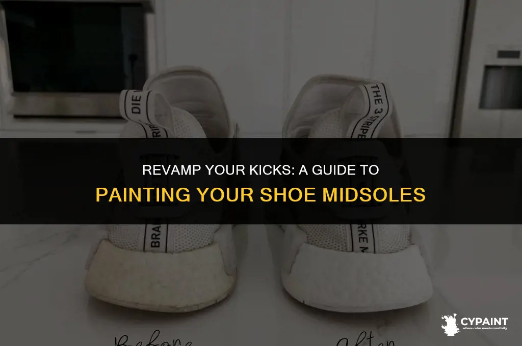 can you paint the midsole of a shoe