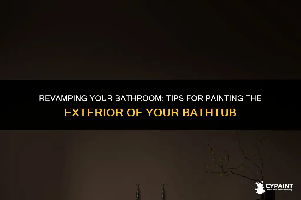 can you paint the outside of a bath
