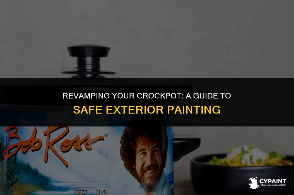 can you paint the outside of a crockpot