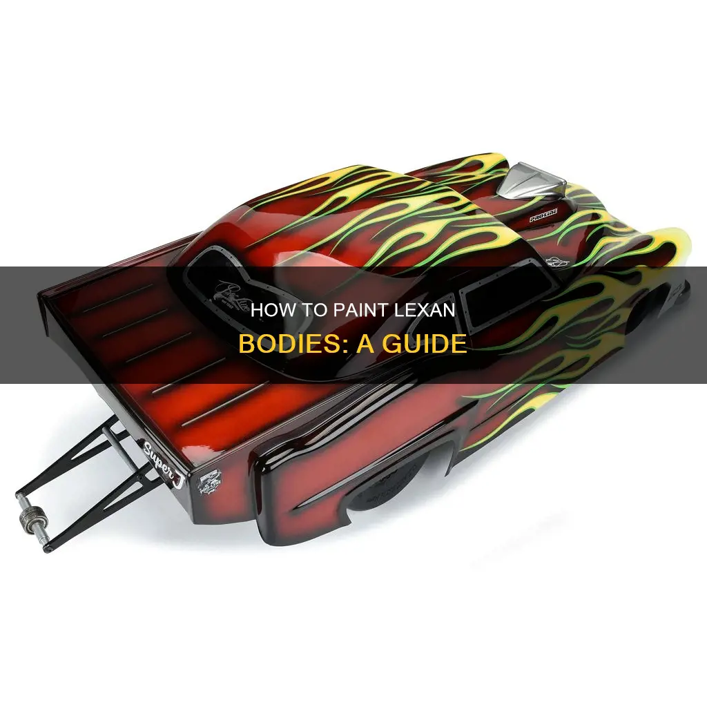 can you paint the outside of a lexan body