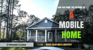 Mobile Home Makeover: Painting the Exterior