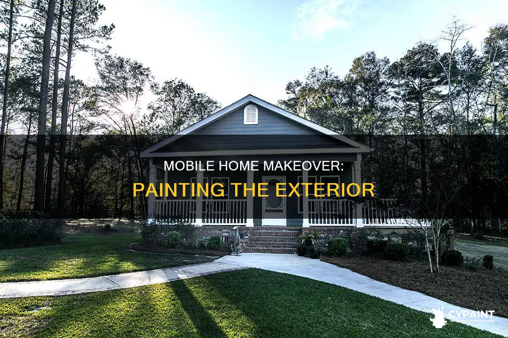 can you paint the outside of a mobile home