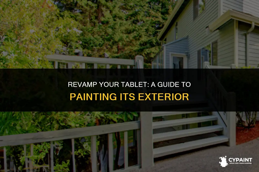 can you paint the outside of your tablet