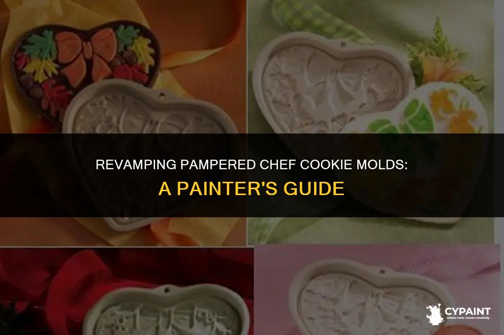 can you paint the pampered chef cookie molds