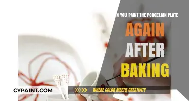 How to Paint and Bake Porcelain Plates Again