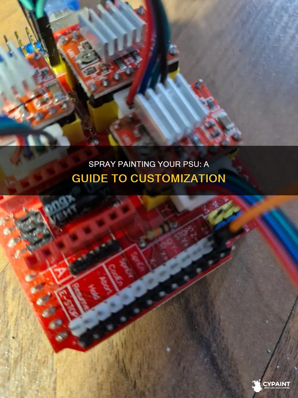 can you paint the psu shield in your poc