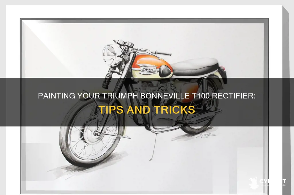 can you paint the rectifer on a triumph bonneville t100
