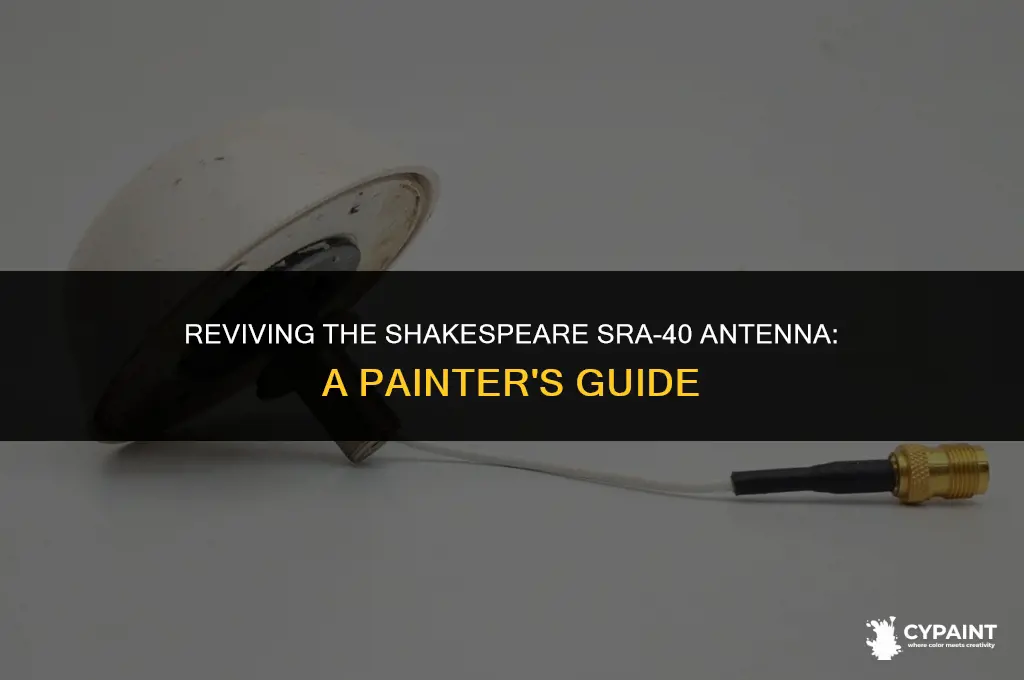 can you paint the shakespeare sra-40 antenna